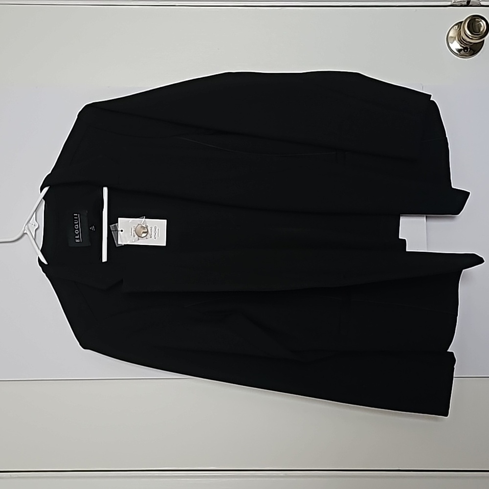 Eloquii Stretch Work Blazer, size 16, black
